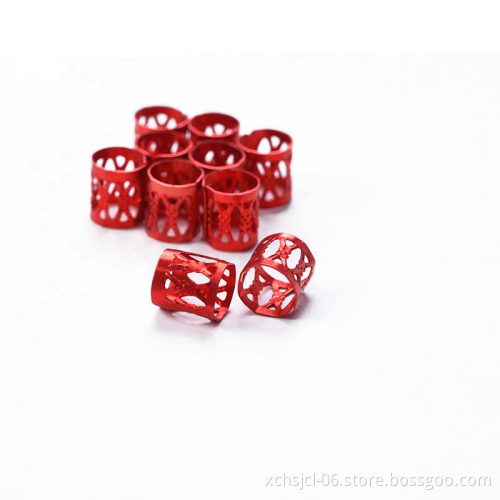Colorful Wholesale Price 7 Colors Dreadlock Ring Dreadlock Beads Hair Extensions for Women with  Hair Extensions